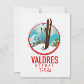 Valdres Norway Ski logo (Achterkant)