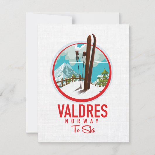 Valdres Norway Ski logo (Achterkant)