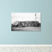 Vale, gemeente Oregon in aanbouw Canvas Afdruk (Insitu (Houten vloer))