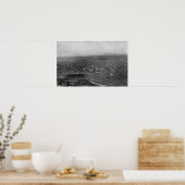 Vale, Oregon Birds Eye Uitzicht van de stadfoto Poster (Keuken)