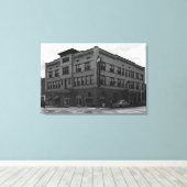 Vale, Oregon Uitzicht van Hotel Vale Foto Canvas Afdruk (Insitu (Houten vloer))