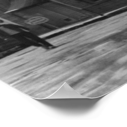 Vale, Oregon Uitzicht van Hotel Vale Foto Poster (Hoek)