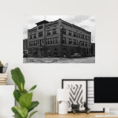 Vale, Oregon Uitzicht van Hotel Vale Foto Poster (Thuiskantoor)