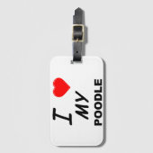 Vale poodo bagagelabel (Voorkant (verticaal))