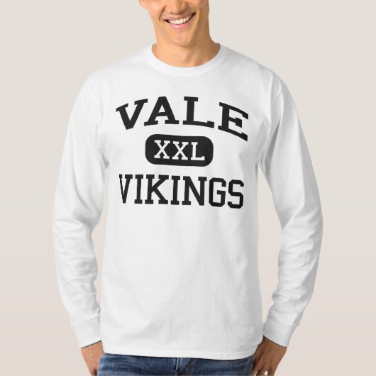 Vale - Vikings - Vale High School - Vale Oregon T-shirt (Voorkant)
