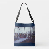 Valebtine's Uitzicht, Harbour Island, Bahamas Crossbody Tas (Achterkant)