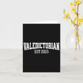 Valedictorian CL van 2025 Afstuderen Afstuderen Kaart (Gele Bloem)