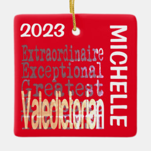 Valedictorian Extraordinaire CUSTOM Keramisch Ornament