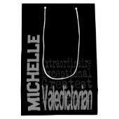 Valedictorian Extraordinaire CUSTOM Medium Cadeauzakje (Achterkant)