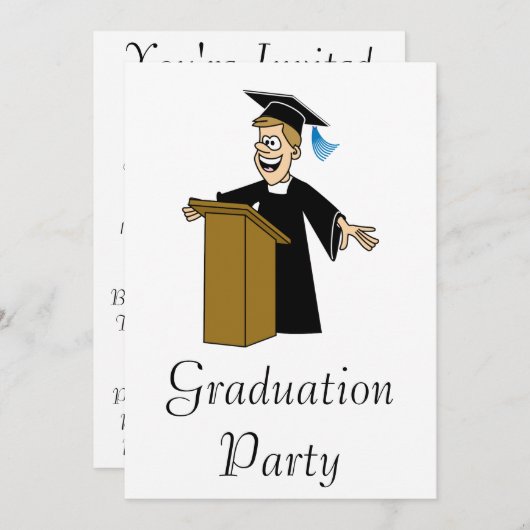 Valedictorian Kaart (Voorkant / Achterkant)