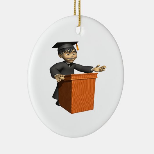 Valedictorian Keramisch Ornament (Rechts)