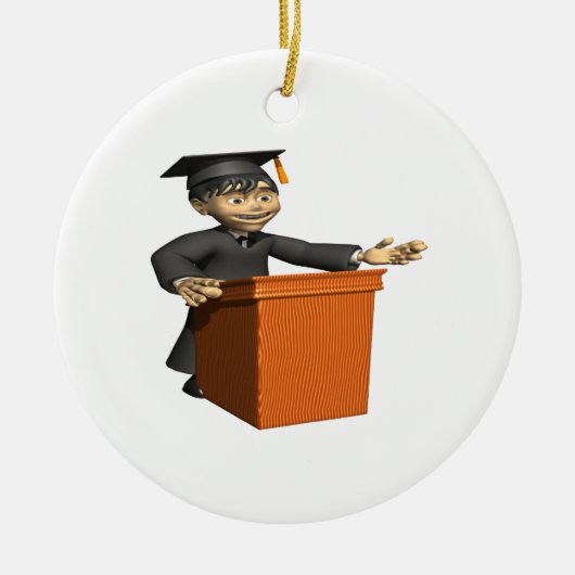 Valedictorian Keramisch Ornament (Voorkant)