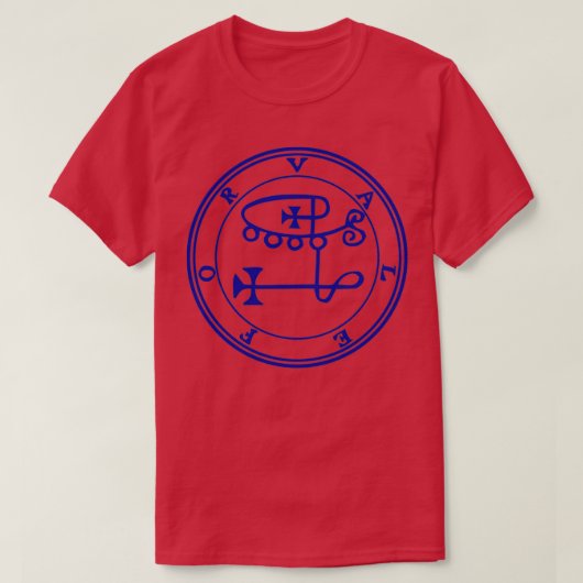 Valefor Sigil Tempts dieven to Steal Blue T-shirt (Design voorkant)