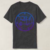Valefor Sigil Tempts Theven to Steal Blue Gradien T-shirt (Design voorkant)
