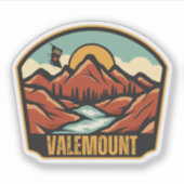 Valemount, Brits-Columbia Sticker (Voorkant)