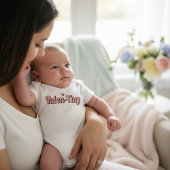 Valen-Tiny Schattig & Grappig Valentijnsoutfit voo Romper