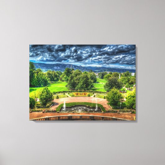 Valence, Frankrijk - Parc Jouvet Canvas Afdruk (Voorkant)