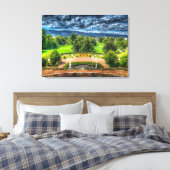 Valence, Frankrijk - Parc Jouvet Canvas Afdruk (Insitu (Slaapkamer))