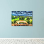 Valence, Frankrijk - Parc Jouvet Canvas Afdruk (Insitu (Houten vloer))