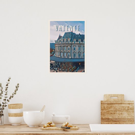 Valence Photo Vintage Poster (Keuken)