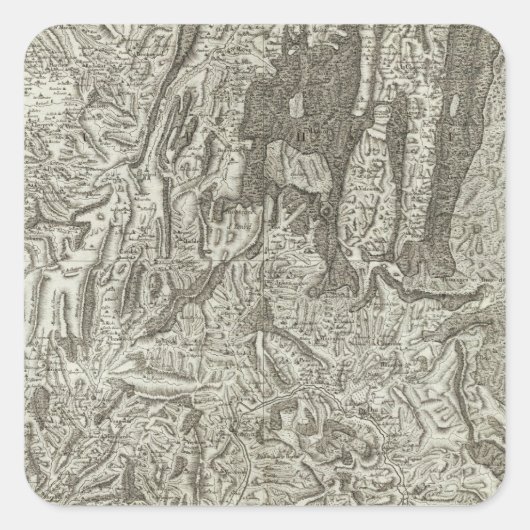 Valence Vierkante Sticker (Voorkant)