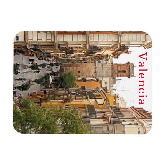 Valencia. #25. magneet (Horizontaal)
