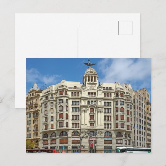  Valencia. 2.  Briefkaart (Voorkant / Achterkant)