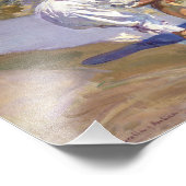 Valencia Beach Ochtend Licht | Joaquín í Sorolla  Foto Afdruk (Hoek)