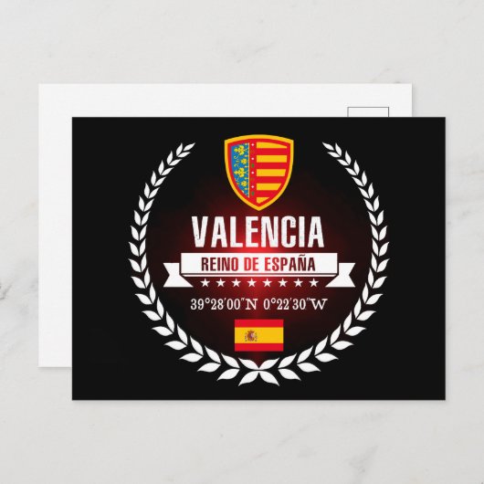 Valencia Briefkaart (Voorkant / Achterkant)