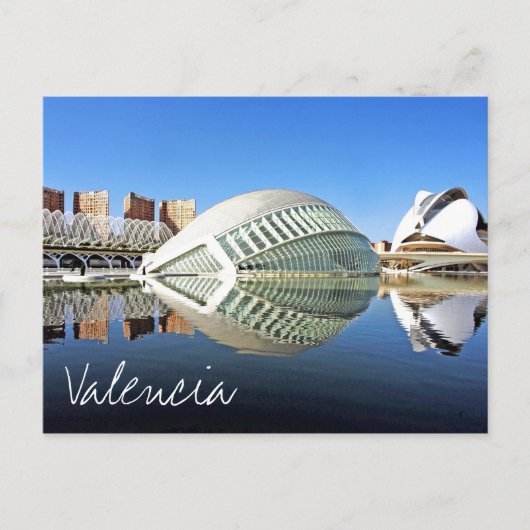 Valencia,  City of Arts and Sciences Briefkaart (Voorkant)