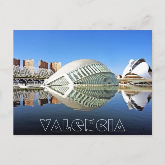 Valencia, City of Arts and Sciences Briefkaart (Voorkant)