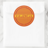 Valencia City Pride Emblem – Spanish Identity Ronde Sticker (Tas)