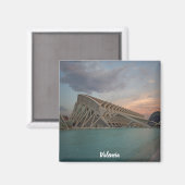 Valencia "Ciudad de las artes y las ciencias" Magneet (Voorkant / Achterkant)