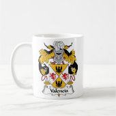Valencia Family Crest Koffiemok (Links)