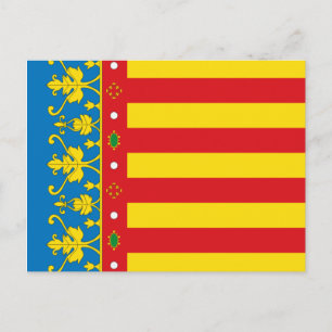 Valencia Flag Briefkaart