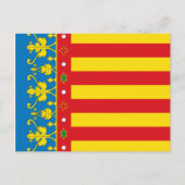 Valencia Flag Briefkaart (Voorkant)