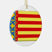 Valencia Flag Keramisch Ornament (Rechts)