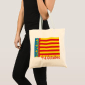 Valencia Flag Shopping Bag Tote Bag (Voorkant (product))