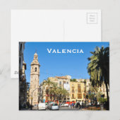 Valencia in Catalonië, Spanje Briefkaart (Voorkant / Achterkant)