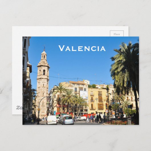 Valencia in Catalonië, Spanje Briefkaart (Voorkant / Achterkant)