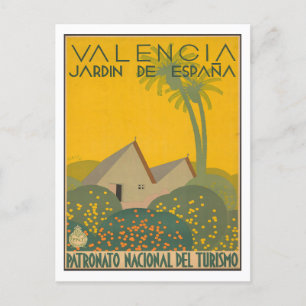 Valencia - Jardin de Espana - Spanje Briefkaart