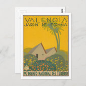 Valencia - Jardin de Espana - Spanje Briefkaart (Voorkant / Achterkant)