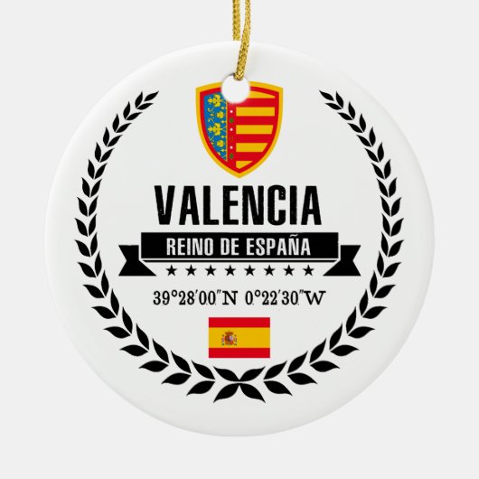 Valencia Keramisch Ornament (Voorkant)