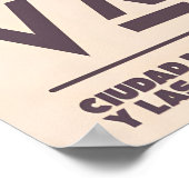Valencia-kunstprint Stout geometrisch ontwerp, vin Poster (Hoek)