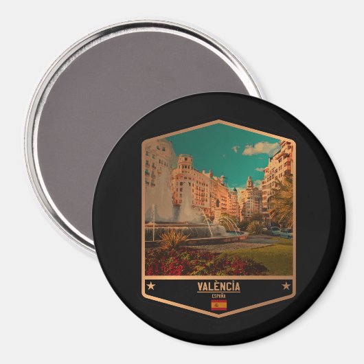 Valencia Magneet (Voorkant / Achterkant)