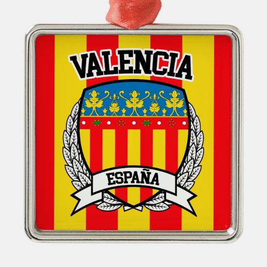 Valencia Metalen Ornament (Voorkant)