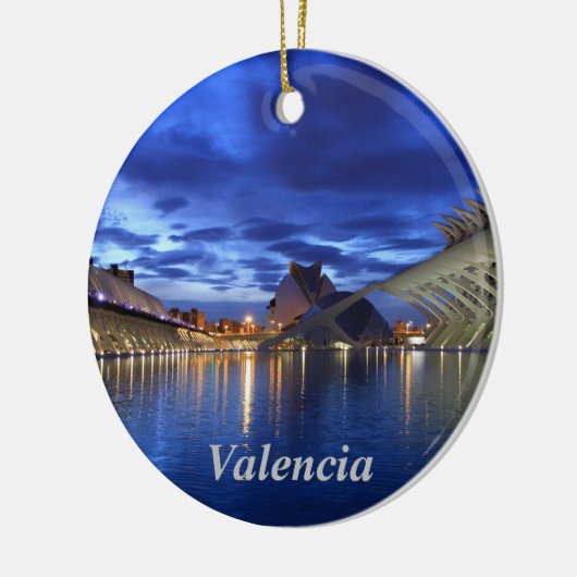 Valencia: nachtversiering keramisch ornament (Links)