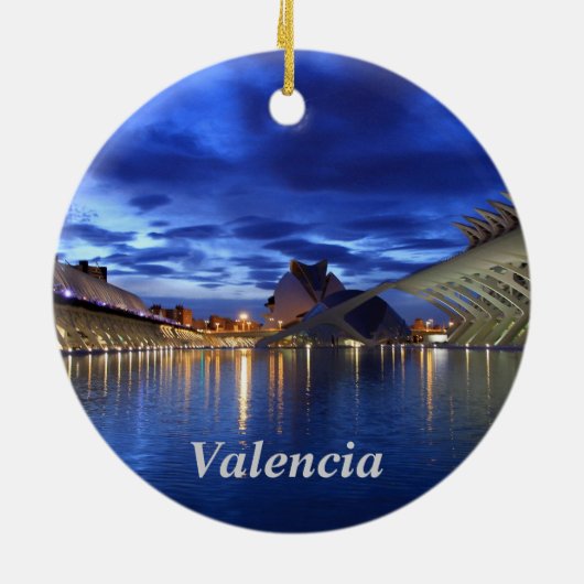 Valencia: nachtversiering keramisch ornament (Achterkant)