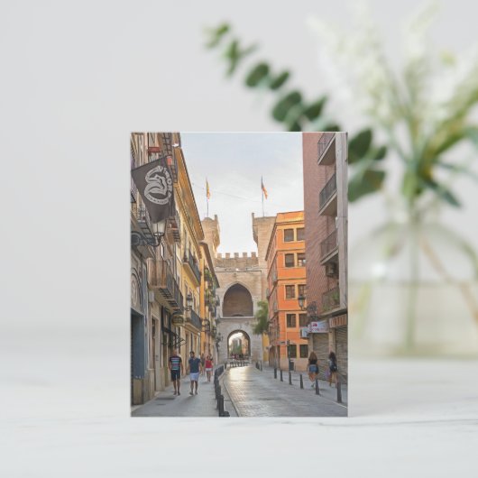  Valencia. Nr. 7.  Briefkaart (Staand voorkant)