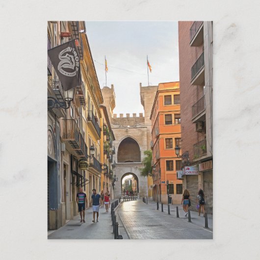  Valencia. Nr. 7.  Briefkaart (Voorkant)